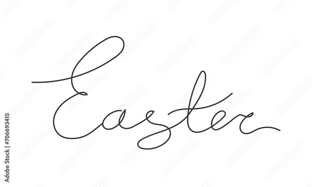 Holiday Easter calligraphy thin line. Brush pen lettering. Hand drawn doodle style, holiday ink. Vector illustration. Holiday Easter calligraphy thin line. Brush pen lettering. Hand drawn doodle style, holiday ink. Vector illustration.