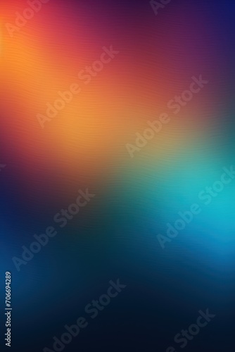 Teal orange violet glow blurred abstract gradient on dark grainy background