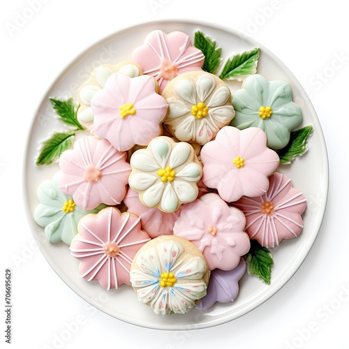 Plate of Spring Flower Cook...