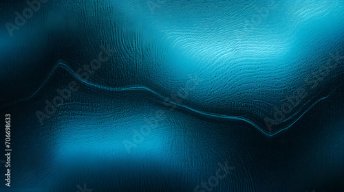 Black dark light jade petrol teal cyan sea blue green abstract wave wavy line background. Ombre gradient. Blue atoll color. Noise grain rough grungy. Matte shimmer metallic electric. Template design. photo