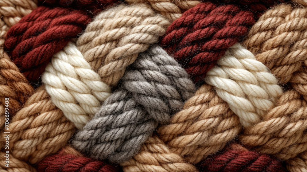 seamless wallpaper woven yarn string pattern