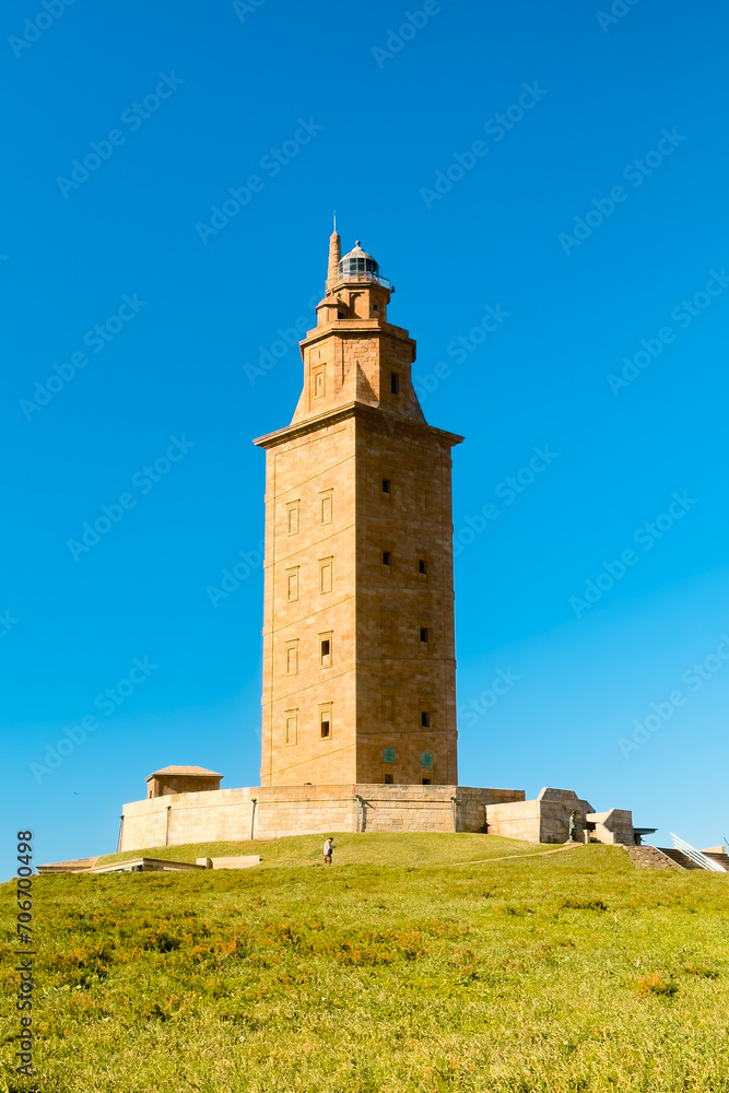Hercules tower, A Coruna, Galicia, Spain. High quality photo