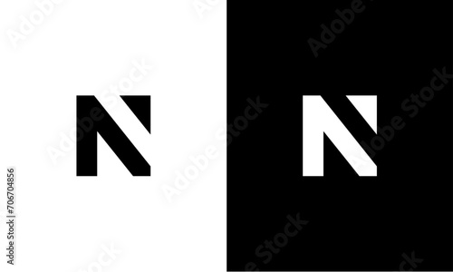Initial letter N arrow logo photo