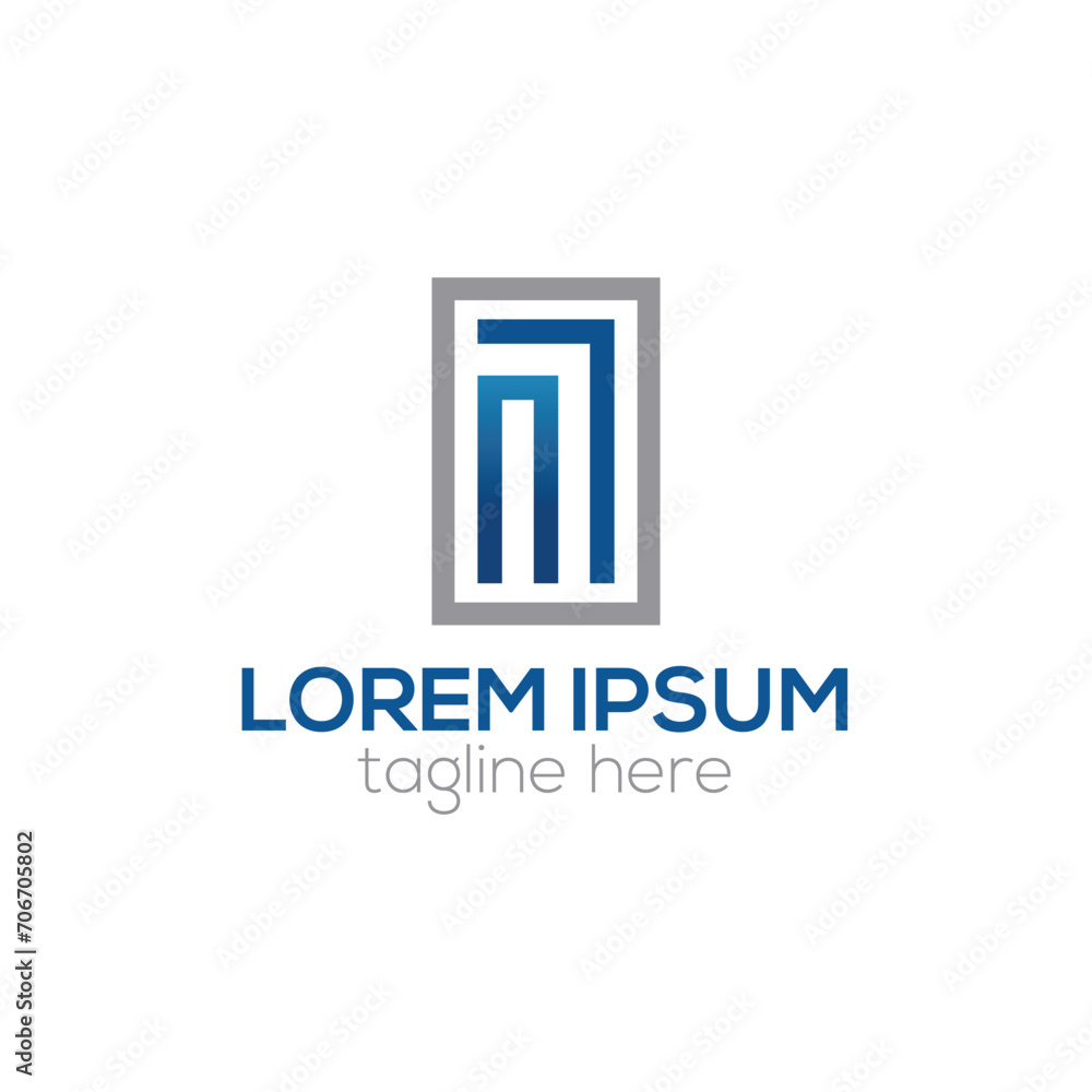 I letter logo, modern i letter logo design concept isolated vector template illustration for your company or business