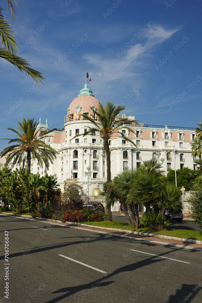 The Hotel Negresco in Nice, Southern France