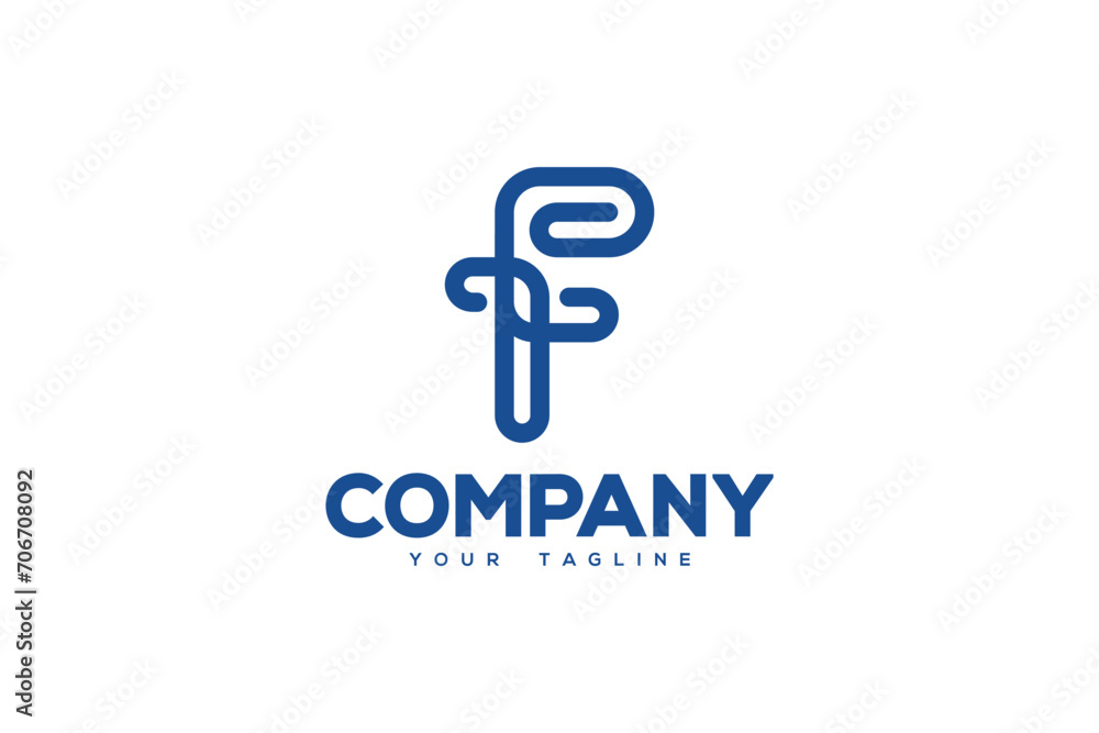 Letter F Logo Design - Logo Design Template Letter F Logo Design - Logo Design Template