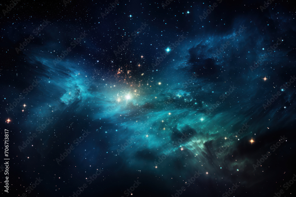 Obraz premium A live astronomy event with astronomers guiding viewers through a telescope to observe celestial phenomena in real-time. Concept of live stargazing. Generative Ai.