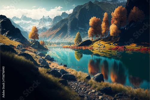 colourful autumn landscapes