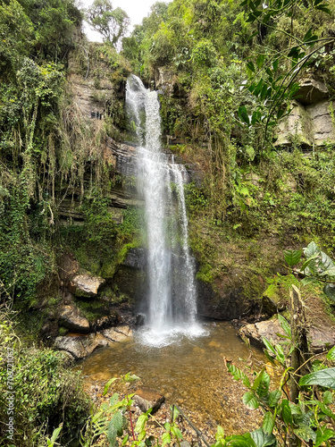 A majestic waterfall in Colombia