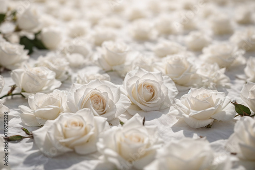 white roses bouquet background
