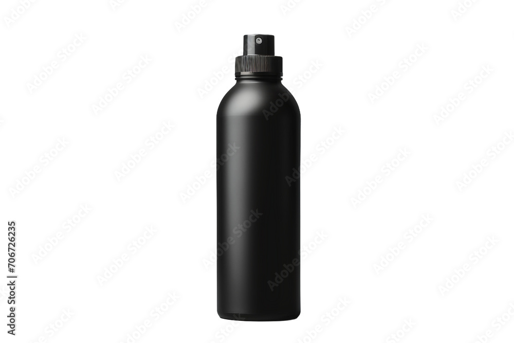 black bottle isolated on white black bottle isolated on white