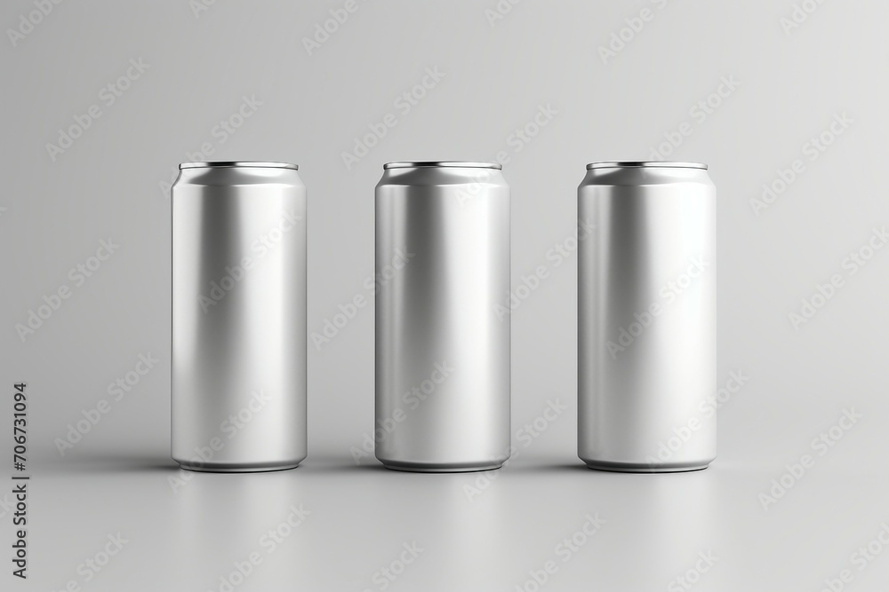 Mockup of a beer can, soda can Mockup of a beer can, soda can
