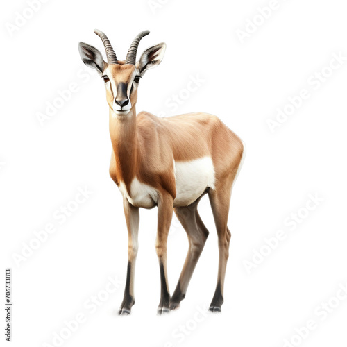 impala isolated on white background
