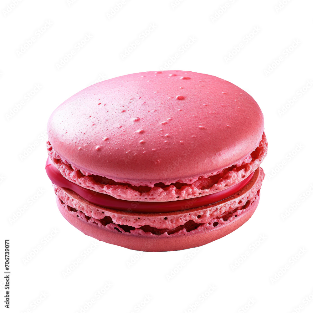 French Macaron Isolated on a Transparent Background French Macaron Isolated on a Transparent Background