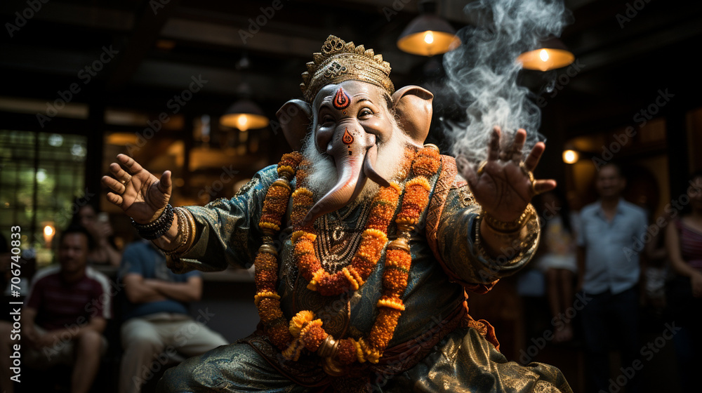 Spiritual Ganesha: Sacred Artistic Reverence