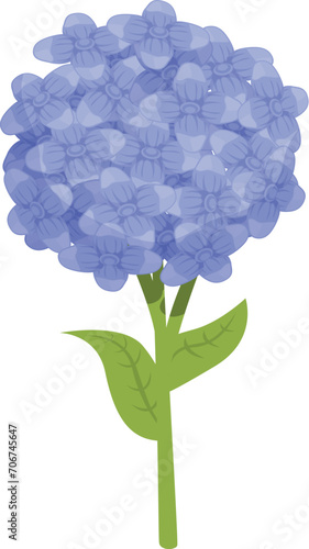 Purple floral wind icon cartoon vector. Garden floral. Posy style