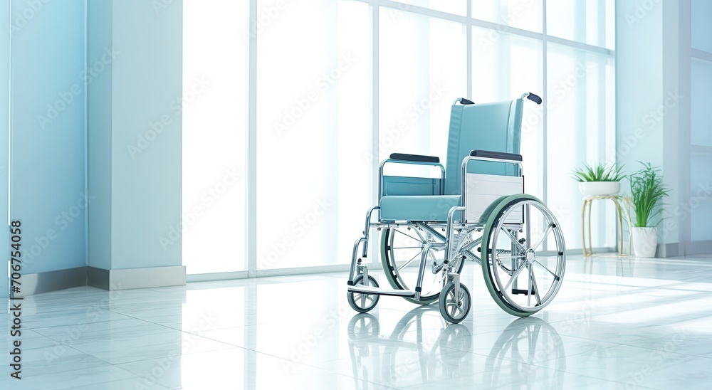 wheel chair at hospital