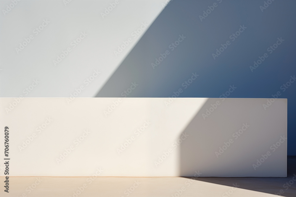 Simple white wall with an ethereal shadow. Simple white wall with an ethereal shadow.
