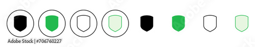 Shield icon set. Protection icon vector. Security vector icon Free Download Shield icon set. Protection icon vector. Security vector icon - GFXLoad