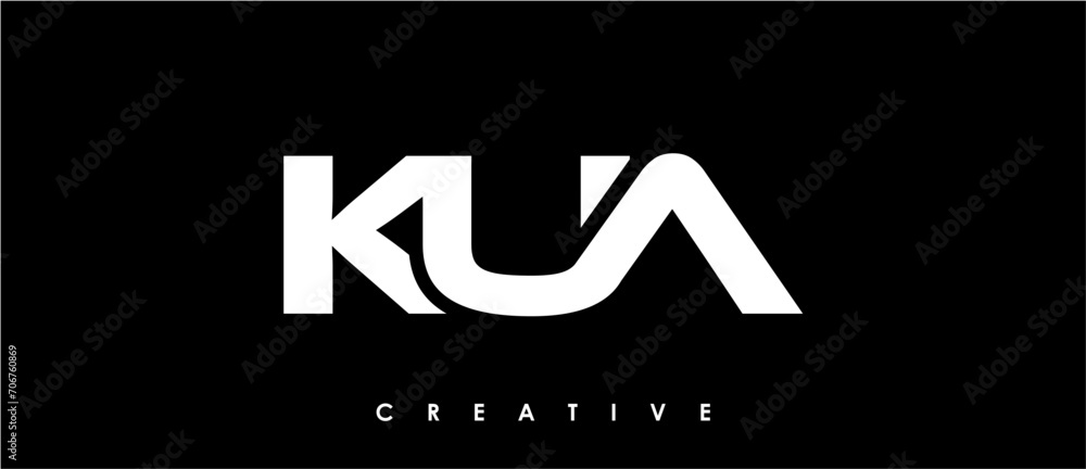 KUA Letter Initial Logo Design Template Vector Illustration KUA Letter Initial Logo Design Template Vector Illustration