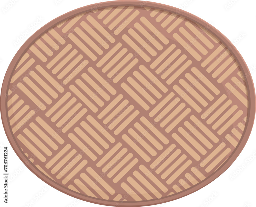 Textile door mat icon cartoon vector. Clean entry visit. Greeting exterior Textile door mat icon cartoon vector. Clean entry visit. Greeting exterior