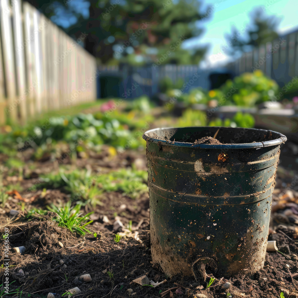 Green Thumb Reveal: Compost Bin in the Vegetable Patch Green Thumb Reveal: Compost Bin in the Vegetable Patch