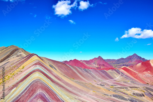 Rainbow Mountain in the Cusco region, Peri