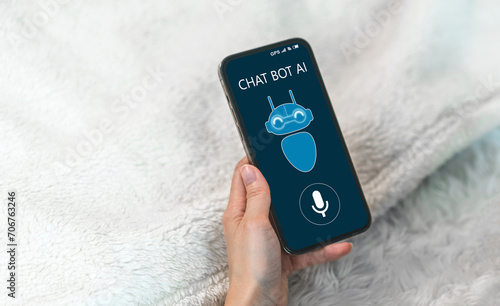 Wallpaper Mural Concept of Artificial intelligence, AI robot, brain, idea, business futuristic technology transformation, prompt for generates, metaverse, network, bigdata, chat bot with ai technology development Torontodigital.ca