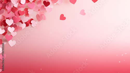 Vibrant Valentine's Day background, love background
