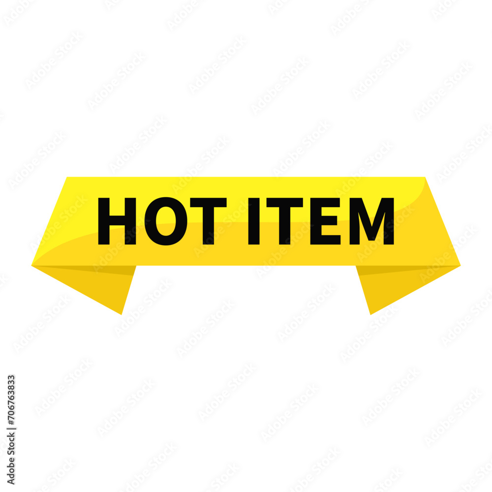 Hot Item Yellow Ribbon Rectangle Shape For Sale Promotion Business Marketing Social Media Information
