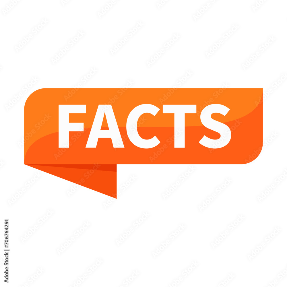 Facts Orange Ribbon Rectangle Shape For Information Sign Announcement
Facts Orange Ribbon Rectangle Shape For Information Sign Announcement