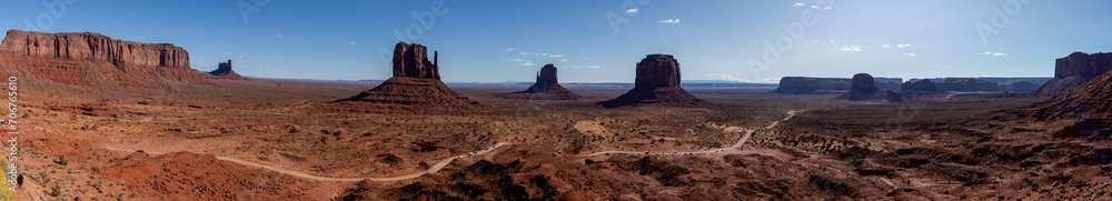 Monument Valley Panorama Composite Image Monument Valley Panorama Composite Image