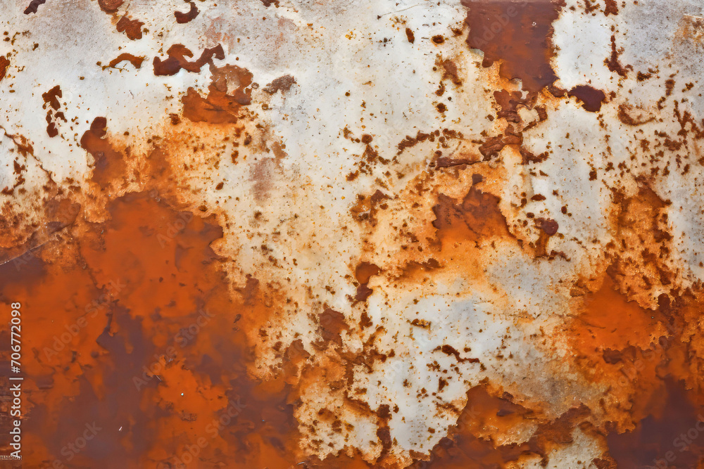 Rough old rusted metal texture