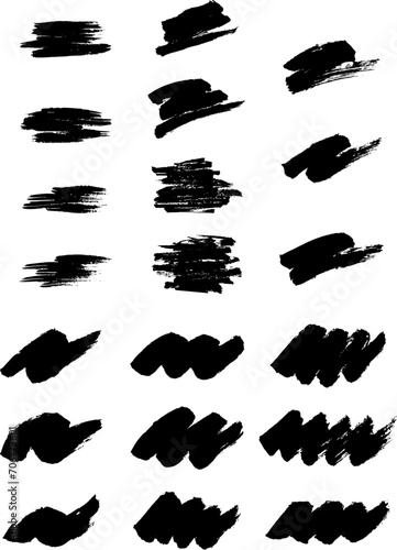 筆で手描きしたブラシストロークの背景素材