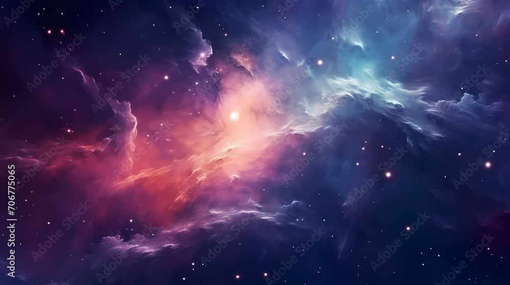 Naklejka premium 3D computer digital technology network abstract concept background