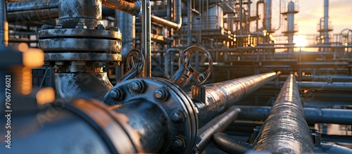 Oil and Gas Industrial zone...
