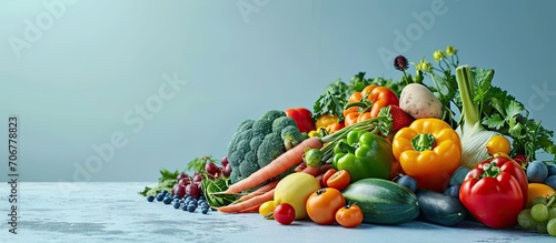 Fotografia The concept of healthy food for the health of the female reproductive system die