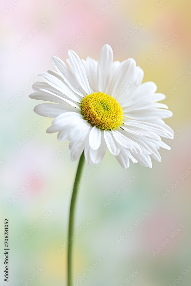 White daisy flower soft elegant vertical background, card template White daisy flower soft elegant vertical background, card template