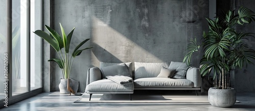 Stylish home decor with gra...