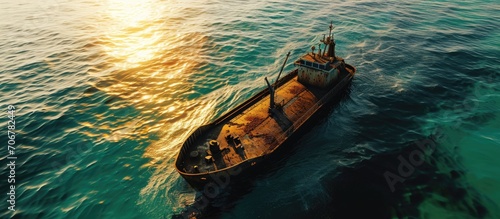 Tanker Oil pollution sea en...