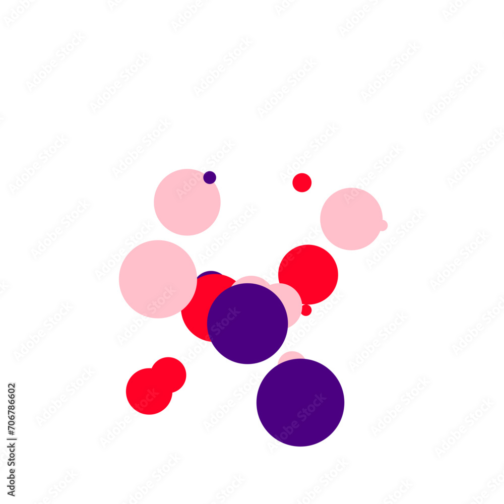 An abstract transparent bubble shape neon circles pattern design element. An abstract transparent bubble shape neon circles pattern design element.