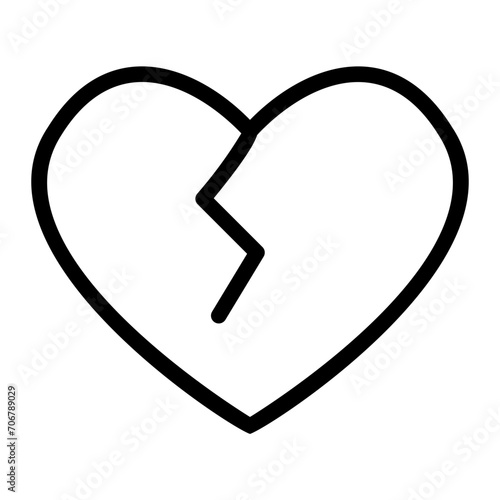 heartbreak gradient icon