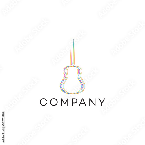 guitar logo templates. guitar strings used for logo, guitar icon., automotive, political. education, abstract, sports, animal. adventure. food, round, green, typography, 