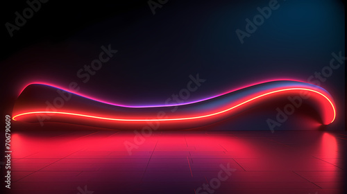 Future technology lines background, abstract future technology background