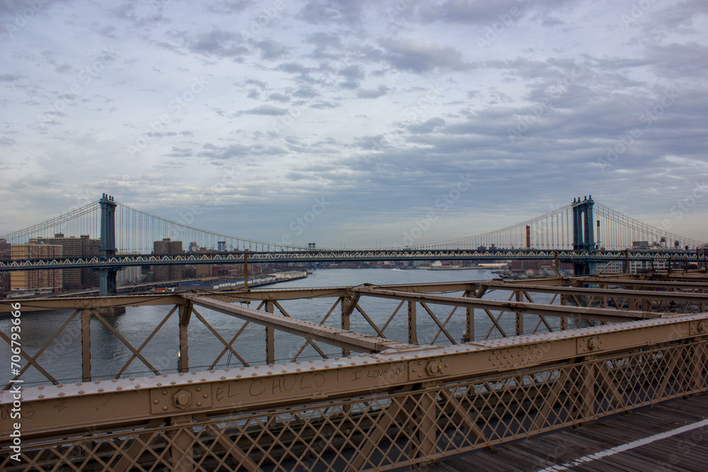 Fototapeta premium Manhattan Bridge Panorama