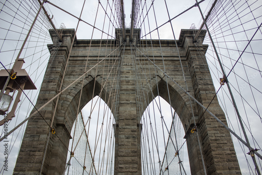 Fototapeta premium Brooklyn Bridge Cables