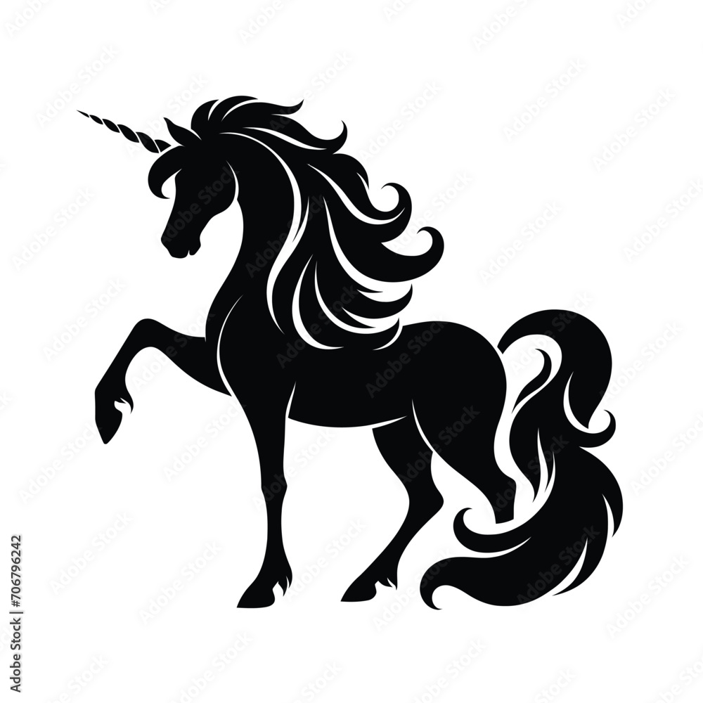 Majestic Unicorn Silhouette Majestic Unicorn Silhouette