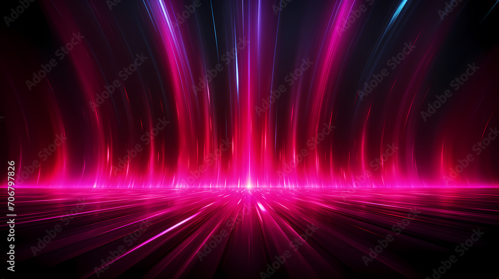 Obraz premium Modern digital abstract 3D background. Can be used to describe network capabilities, process flows, digital storage, science, education, etc.