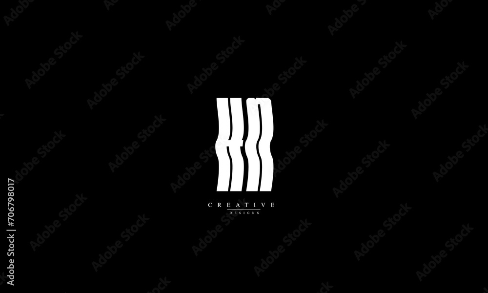 Alphabet letters Initials Monogram logo HN NH H N Alphabet letters Initials Monogram logo HN NH H N