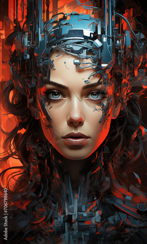 Cyberpunk Woman Wallpaper Android